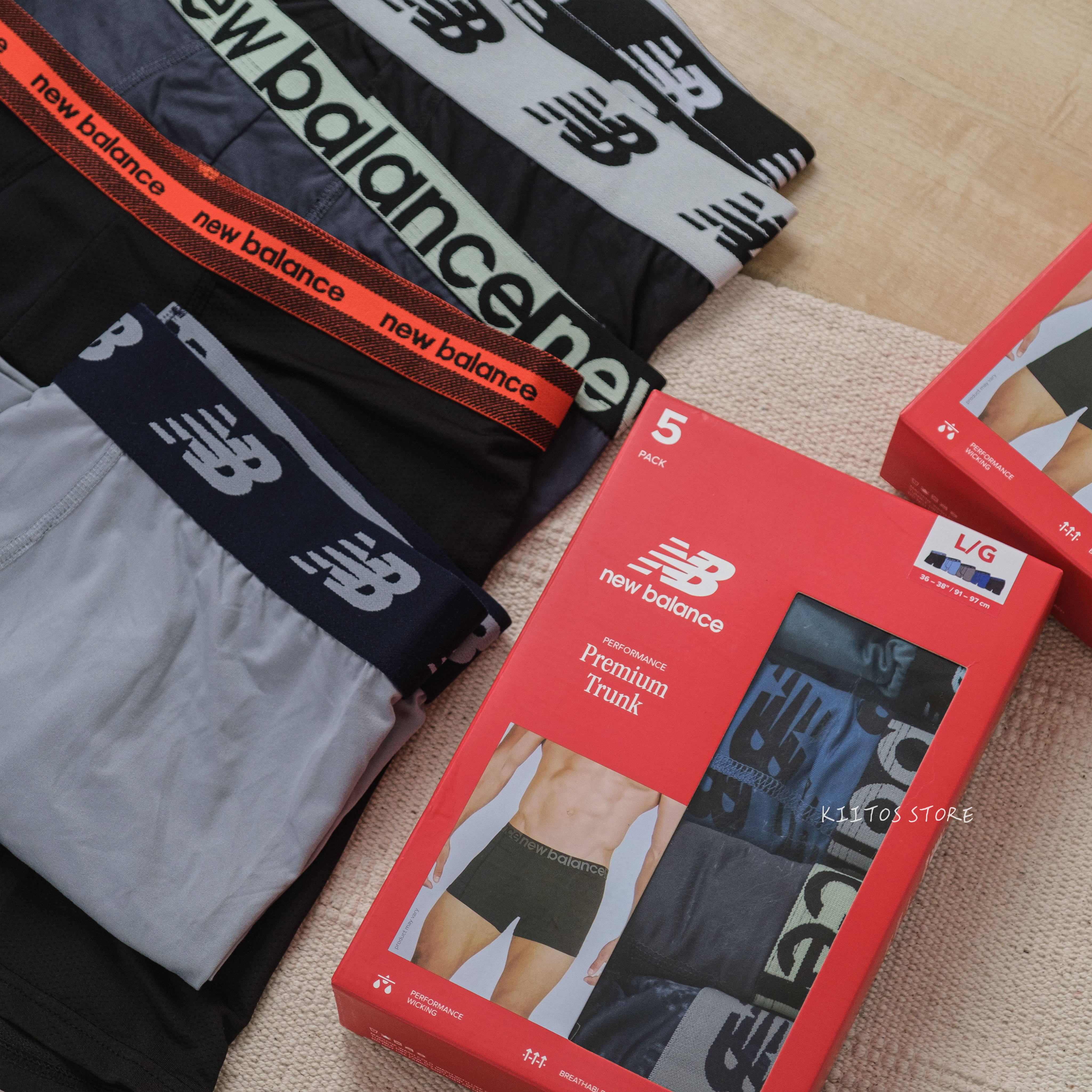 【現貨】New balance 內褲 一次5件 顏色隨機出貨