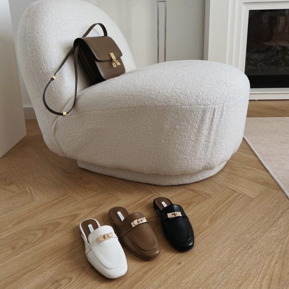 Sketch in Love Kelly 釦穆勒半拖鞋 / 3色 (MOM)