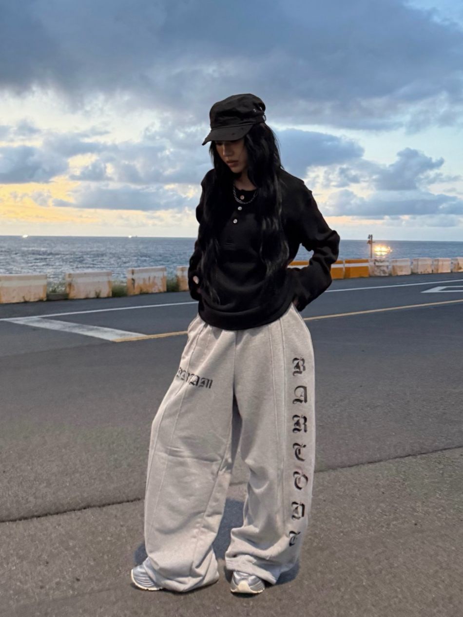 英文字運動褲 Seeot-074P