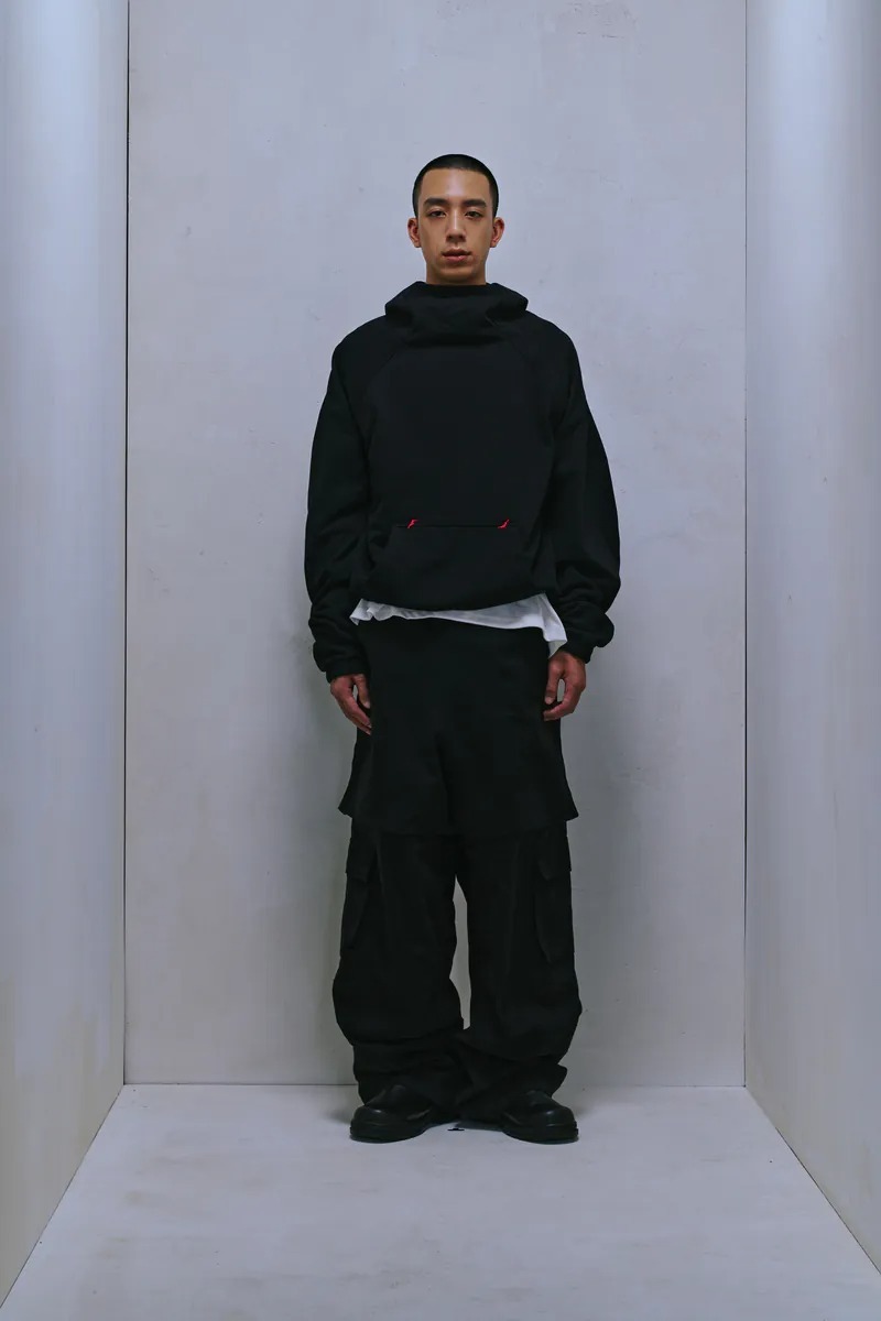 Enclave｜Long-Sleeve “Weird” Hoodie (Black)