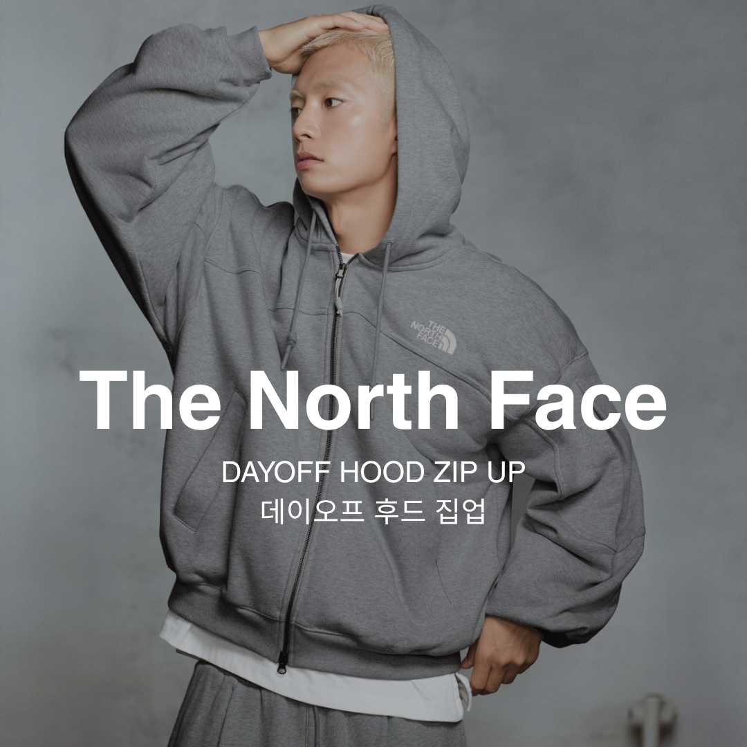 【預購】The North Face DAYOFF HOOD ZIP UP 連帽拉鍊外套 白色標籤 NJ5JR50