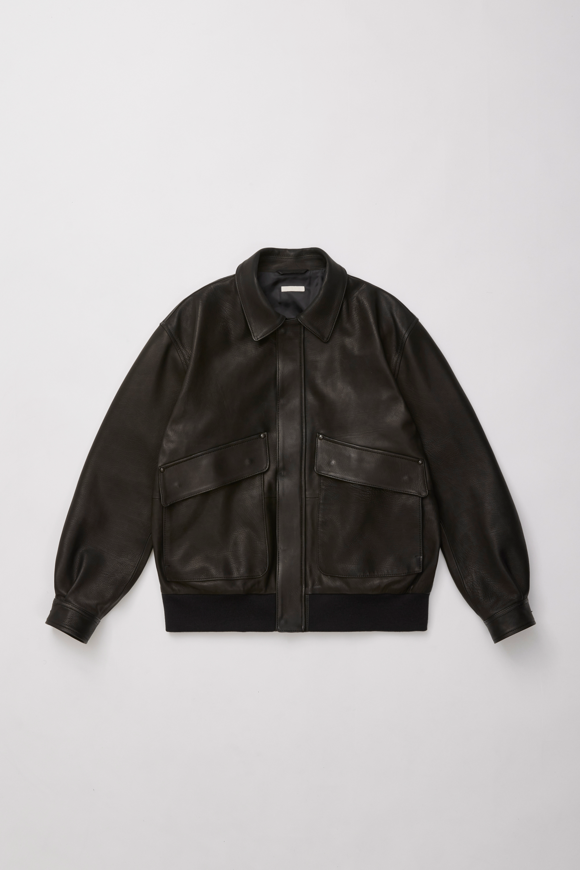 ULTERIOR CALF LEATHER FLIGHT JKT