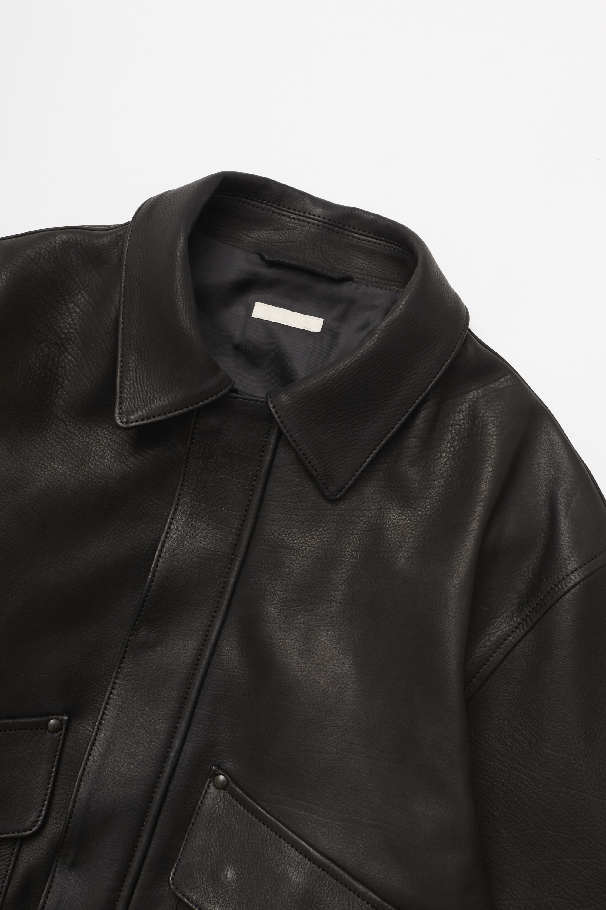 ULTERIOR CALF LEATHER FLIGHT JKT
