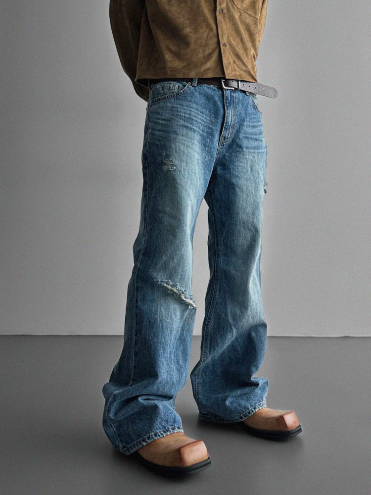 Milk Damage 喇叭牛仔褲 靴型褲