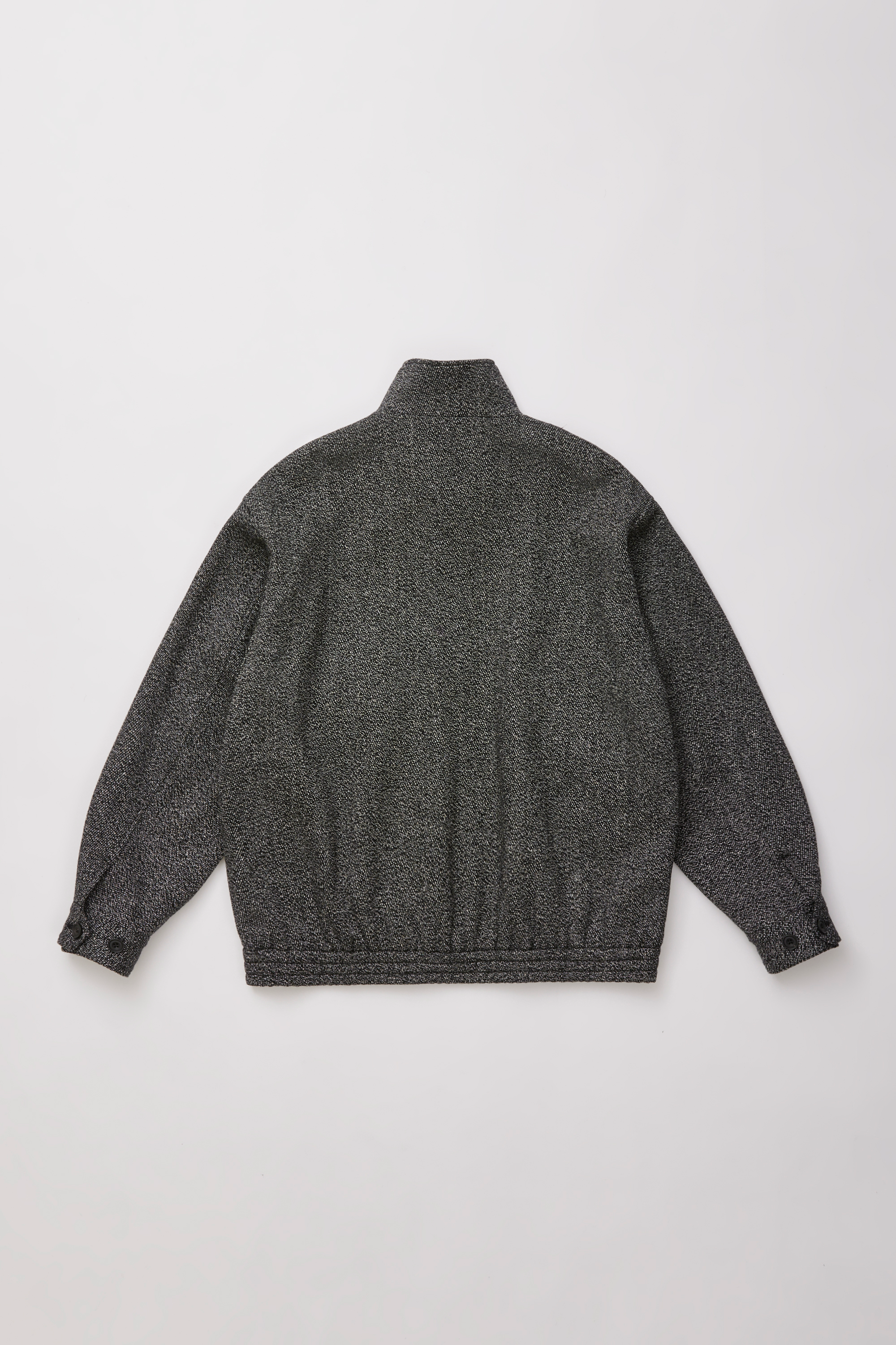 ULTERIOR WOOL SILK KERSEY ZIP UP JKT (2COL)