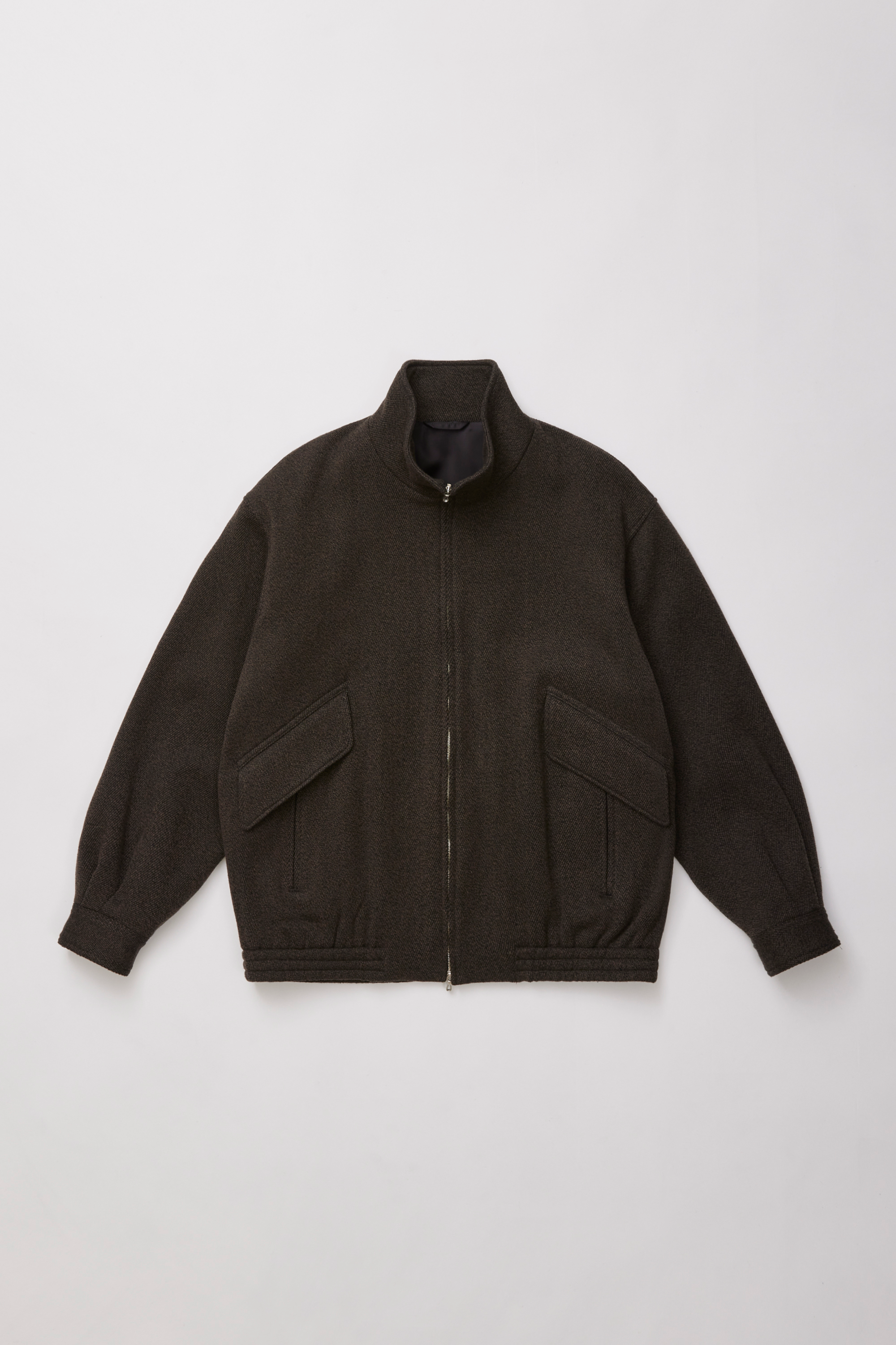 ULTERIOR WOOL SILK KERSEY ZIP UP JKT (2COL) ULTERIOR WOOL SILK KERSEY ZIP UP JKT (2COL)