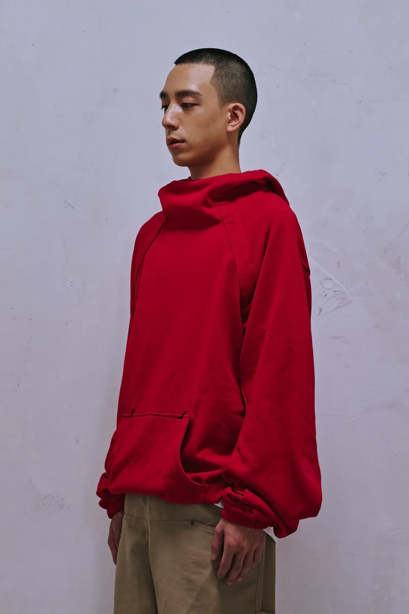 Enclave｜Long-Sleeve “Weird” Hoodie (Red)
