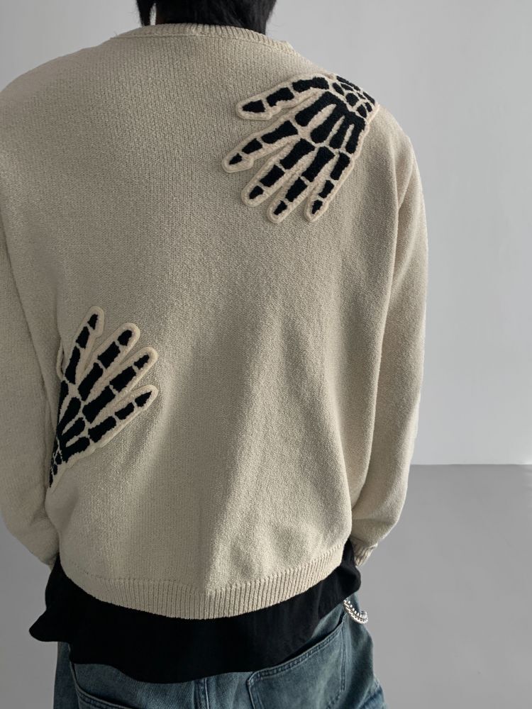 Hug Me 補丁針織衫