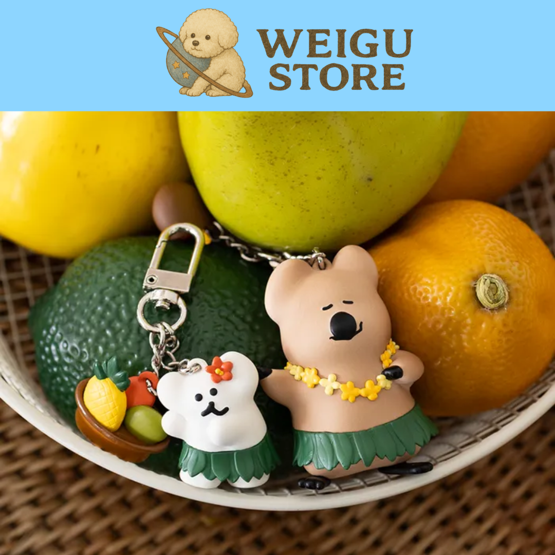 【現貨】Dinotaeng Tanning QUOKKA & BOBO Keychain 鑰匙圈
