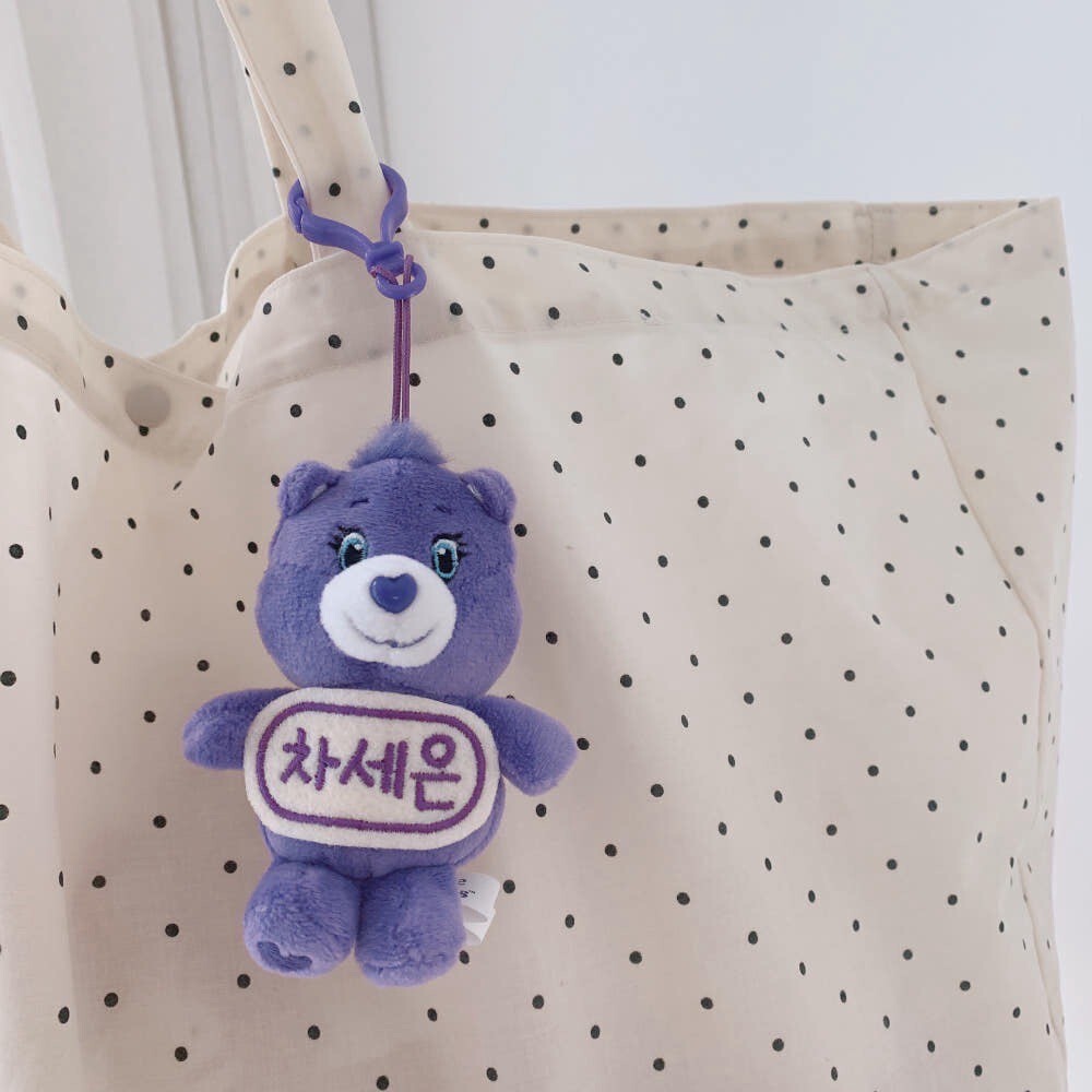 <韓國連線>正版Care Bears 客製化 刺繡娃娃 吊飾 共4色