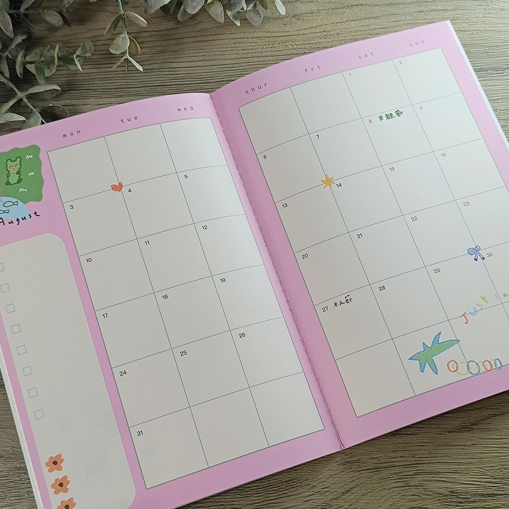 馬卡龍腳趾．A Fresh Start | 2026 月記事輕薄本