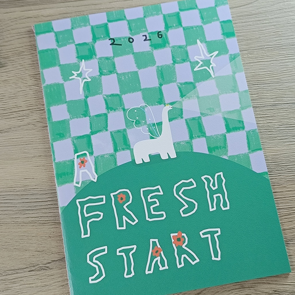 馬卡龍腳趾．A Fresh Start | 2026 月記事輕薄本