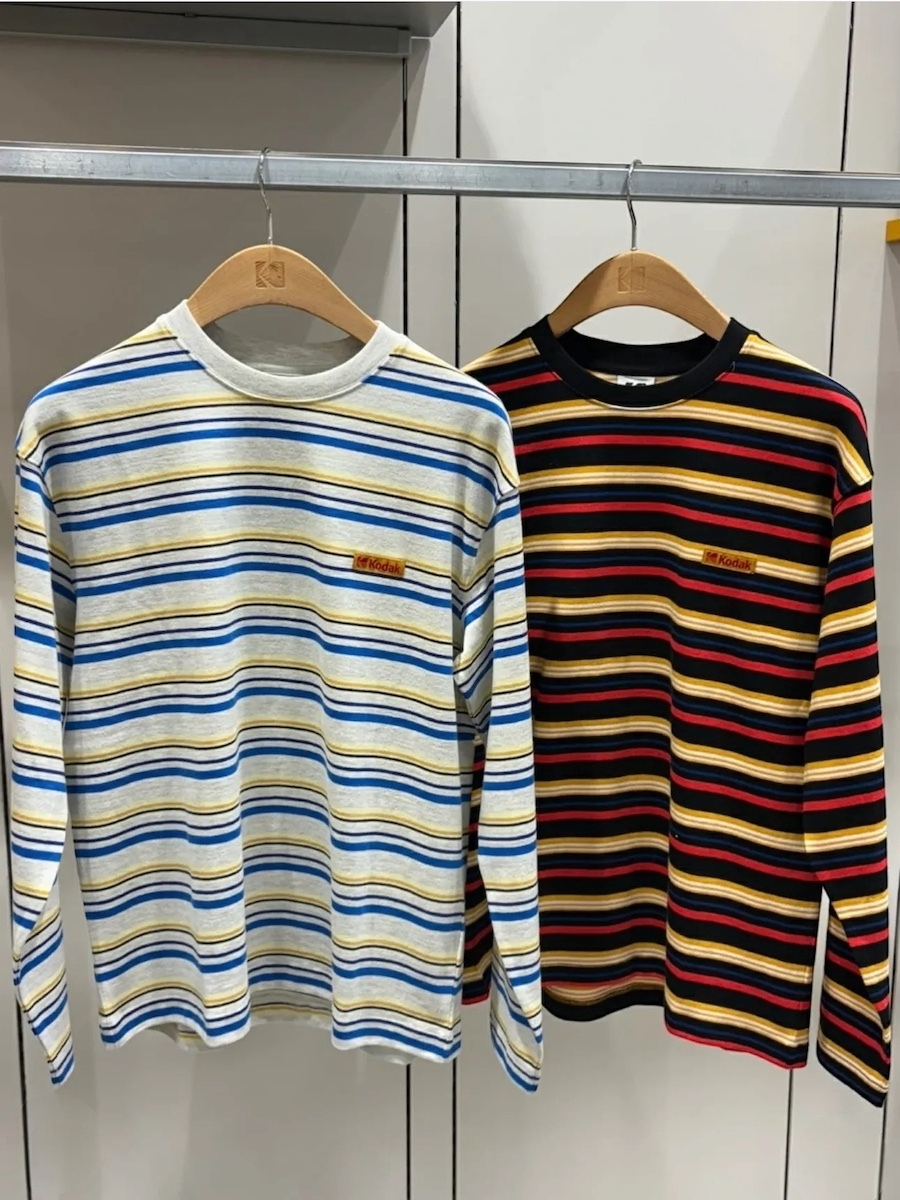 |早秋新選物| 📷 KODAK 美式復古 條紋 L/S TEE