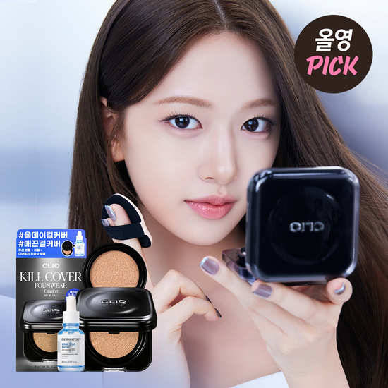 CLIO 持久無瑕氣墊粉底 附補充裝【5款色號】