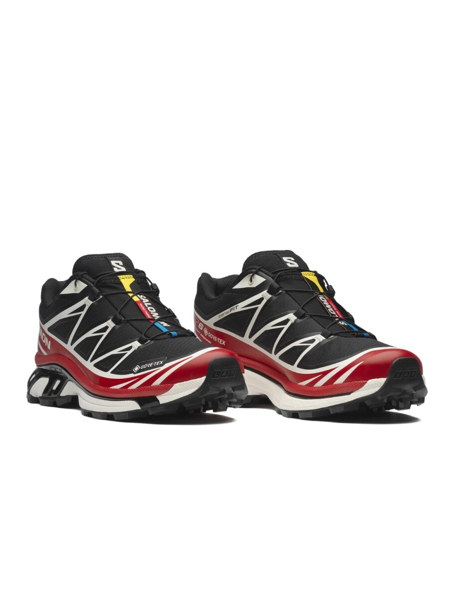 現貨| SALOMON XT-6 GORE-TEX BLACK/FLAME SCARLET/VANILLA ICE L47974900