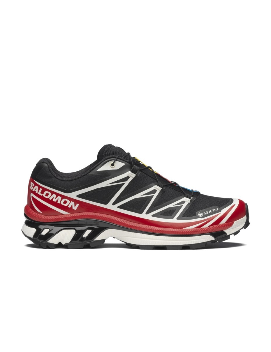 現貨| SALOMON XT-6 GORE-TEX BLACK/FLAME SCARLET/VANILLA ICE L47974900