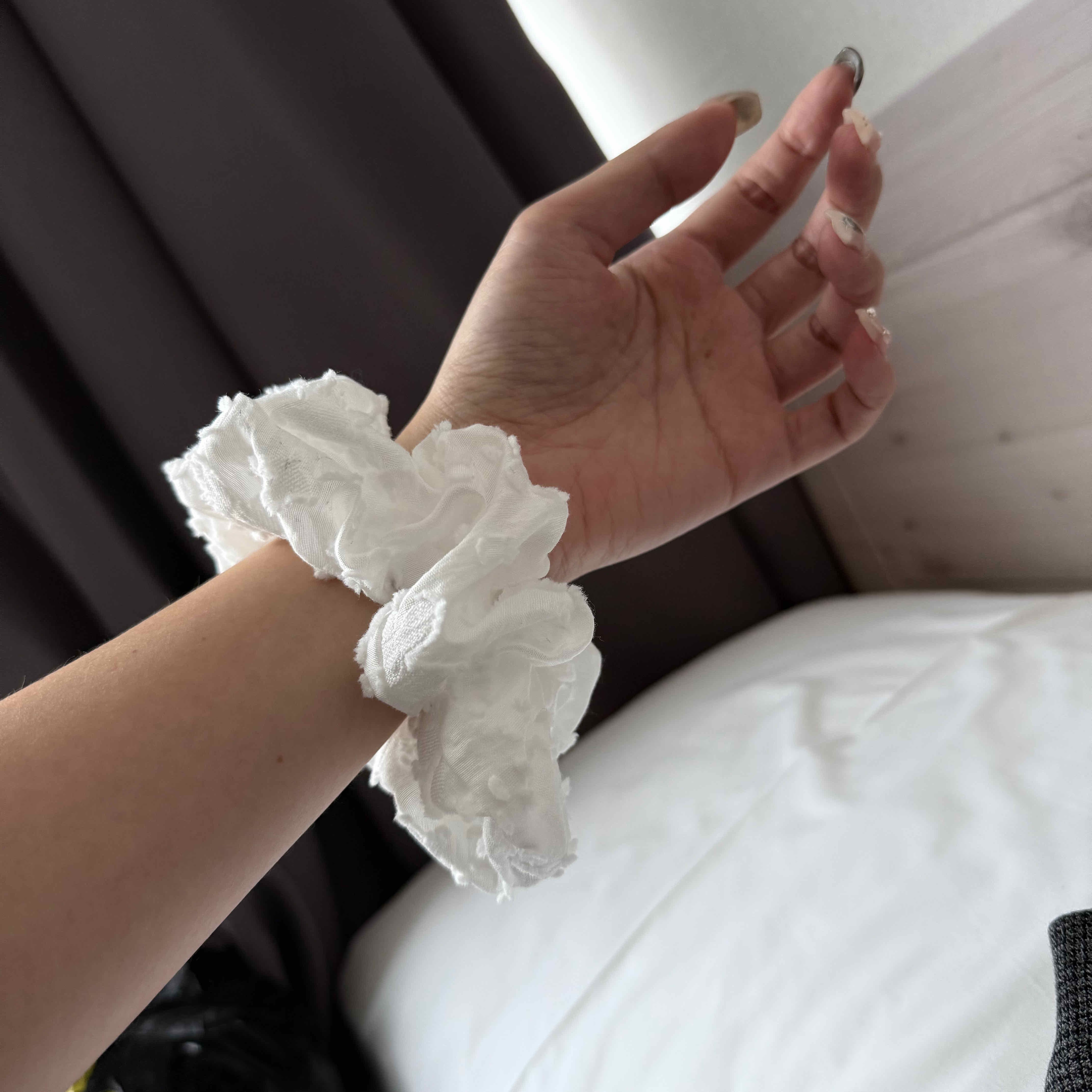 🇰🇷闆娘精選最有質感的白色蕾絲大腸圈