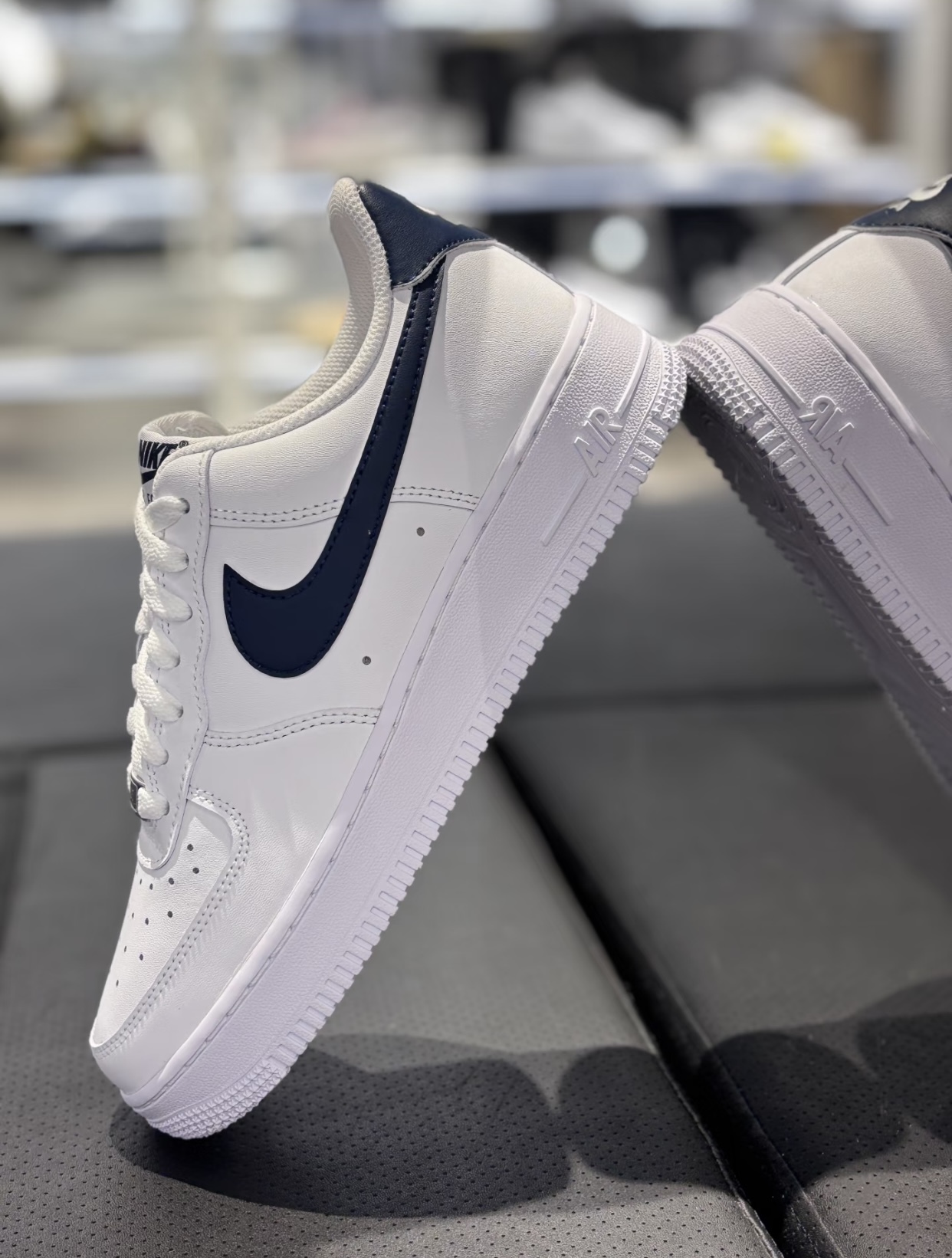 【預訂】NIKE AIR FORCE 1 LOW 白深海軍藍-MEN