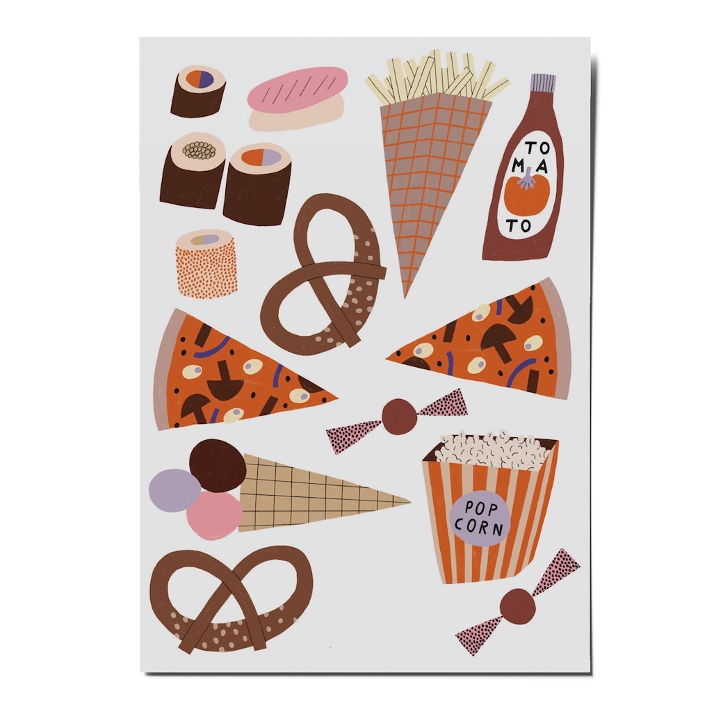 速食快餐| 小樂趣紋身貼紙