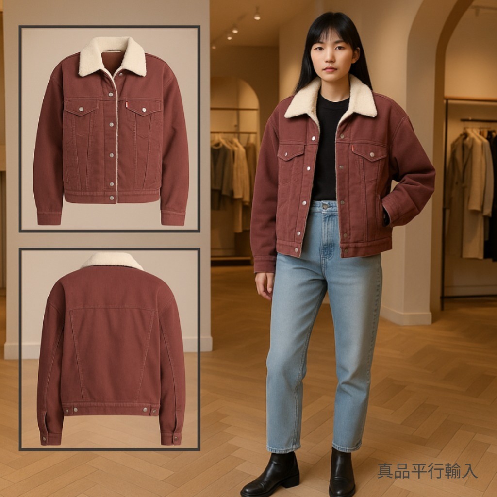 【預購】LEVIS 90s Sherpa Trucker H091753 女裝外套