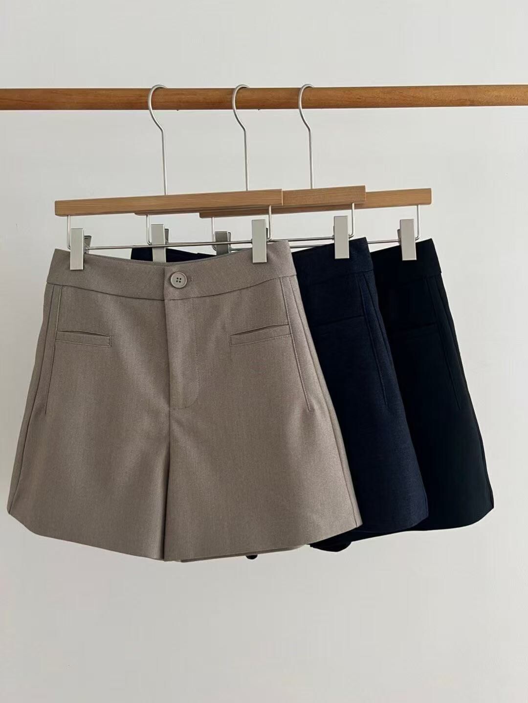 ✨百搭燕麥修身短褲