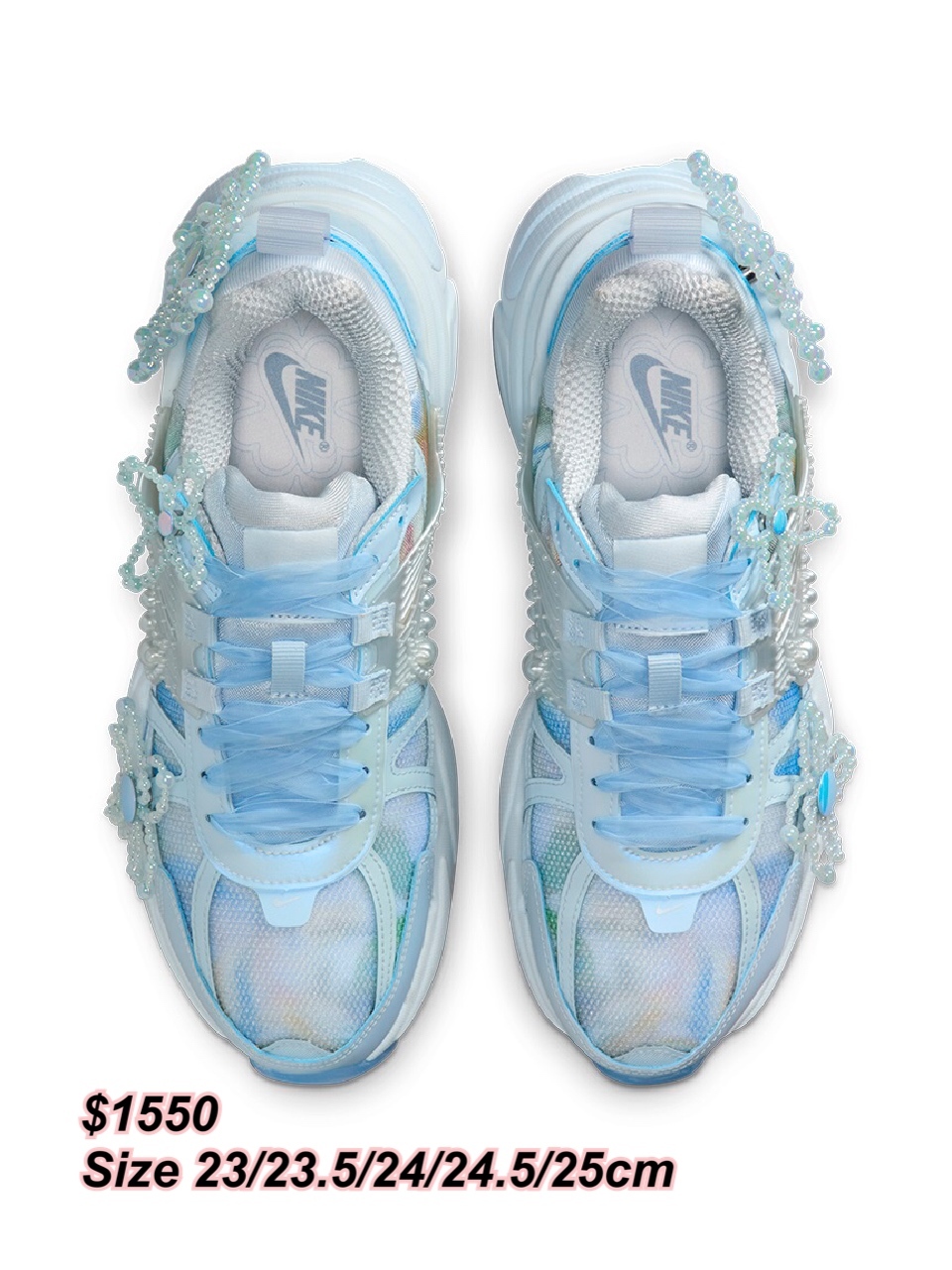 18/9 Nike V2K Run 聯乘款 淺藍色波鞋