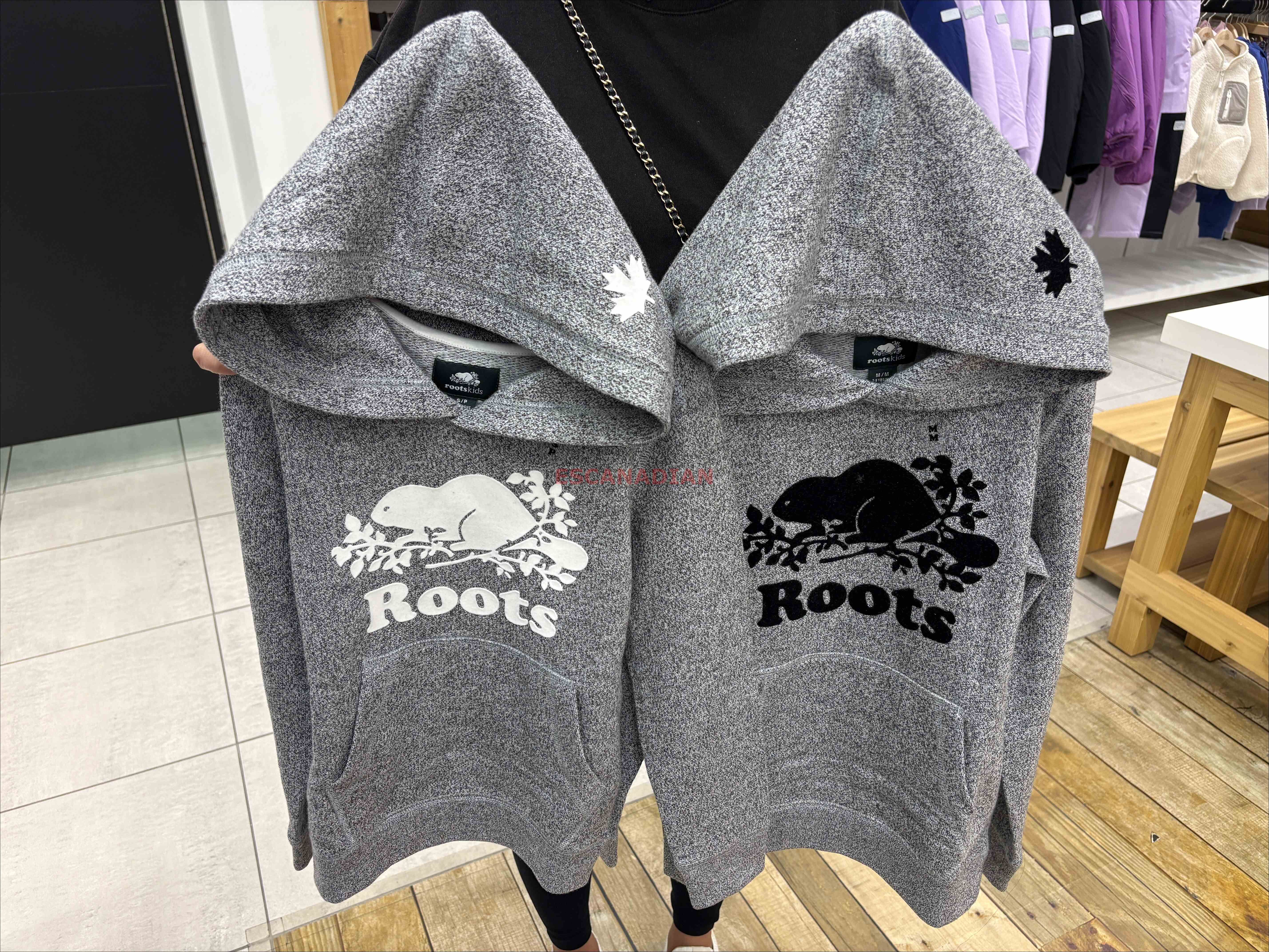 ROOTS 大童 經典款 海狸 刷毛 帽TEE (5色)