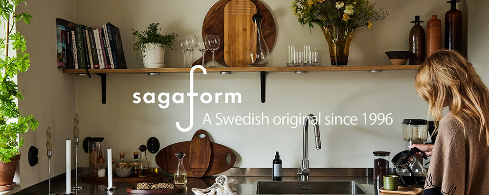 Sagaform 1996年開始,以瑞典原創風格,集結當地頂尖設計師巧思,時尚設計結合功能性