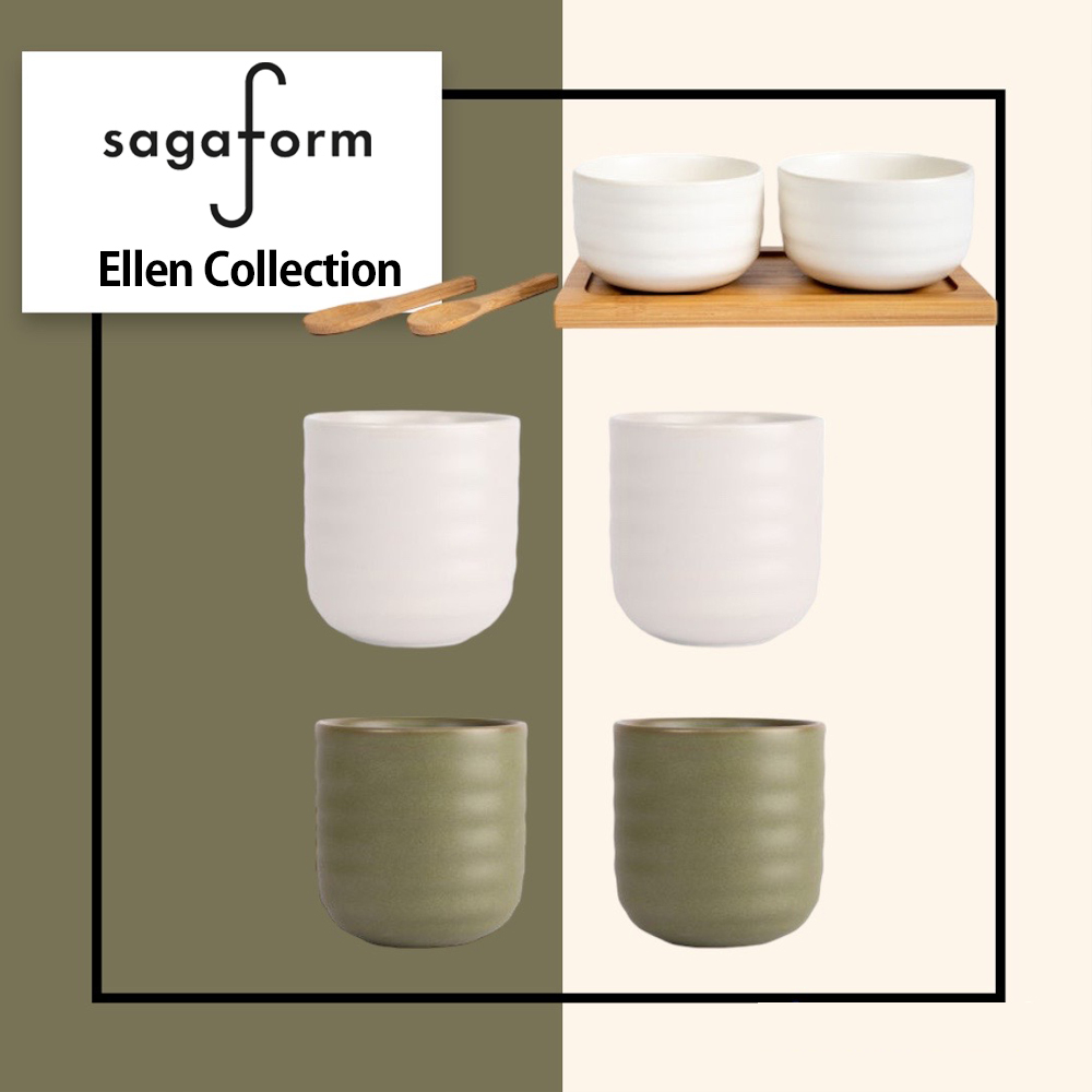 Ellen 系列設計,既時尚又具功能性,帶有設計時尚質感色系,飄逸的褶邊