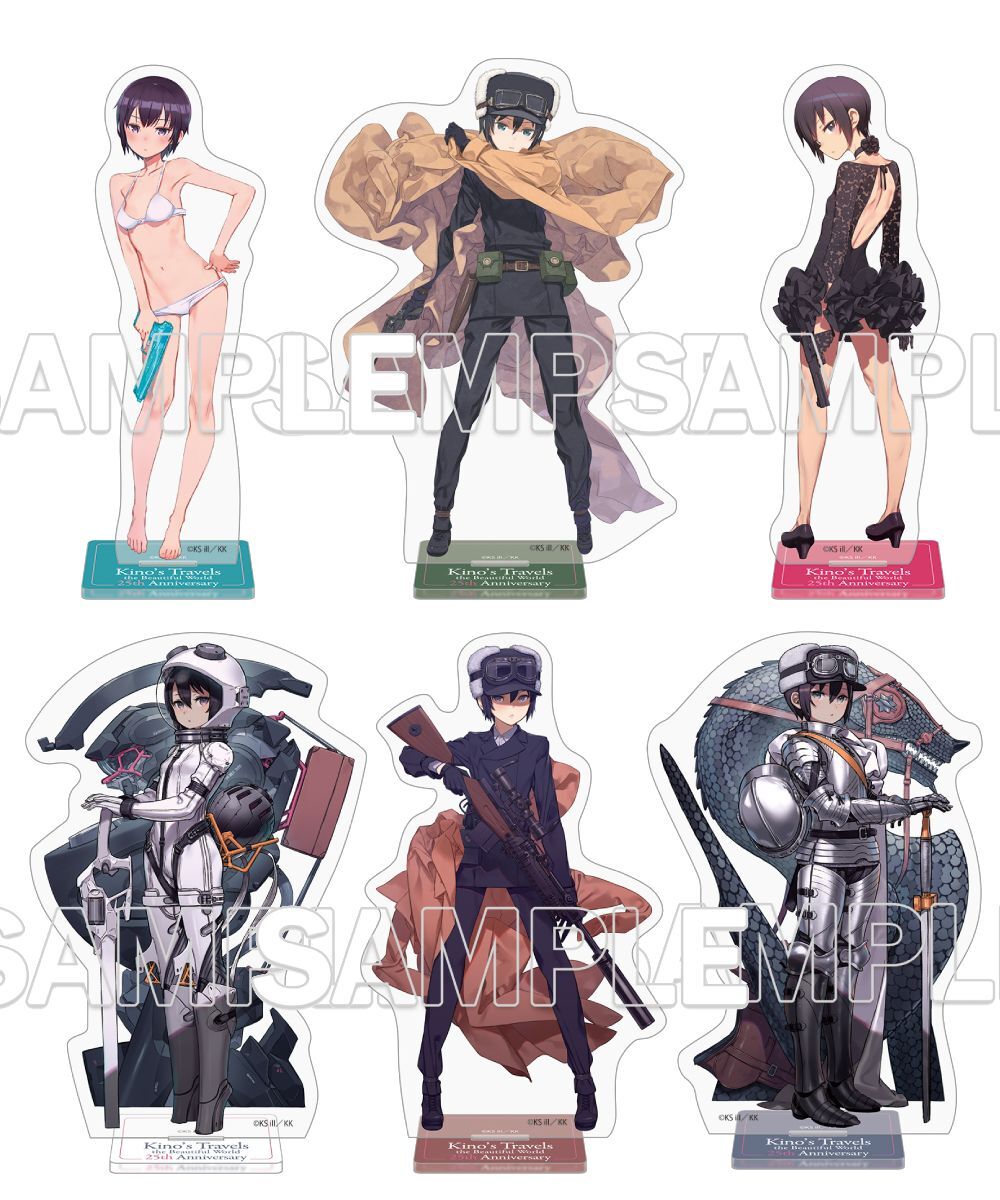 預購-『奇諾の旅 the Beautiful World』25周年紀念 壓克力立牌 系列 【日本進口精品】