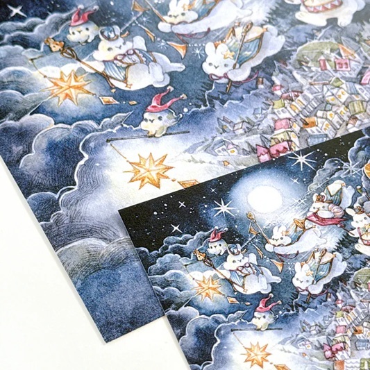 Pei+Pei．漂浮遊行 A6明信片