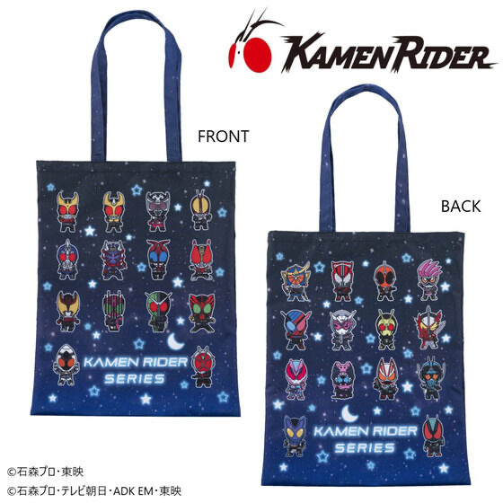 236776 Pbandai 預訂 2025/11月 仮面ライダーゼッツ＆仮面ライダーシリーズ　デフォルメ　トートバッグ