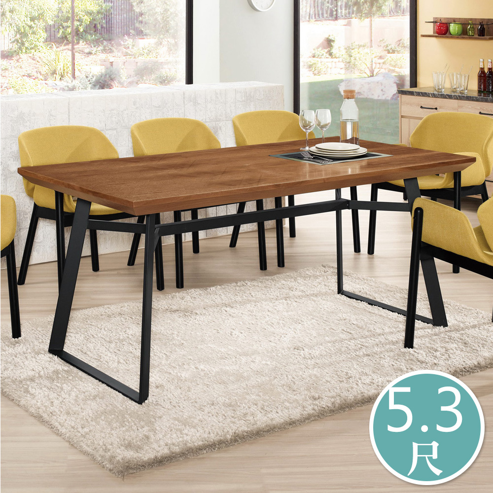 帕洛5.3尺工業風餐桌/長桌/工作桌/會議桌