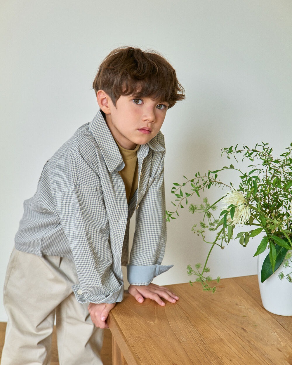 [十月第三週出貨]-直筒褲｜米色