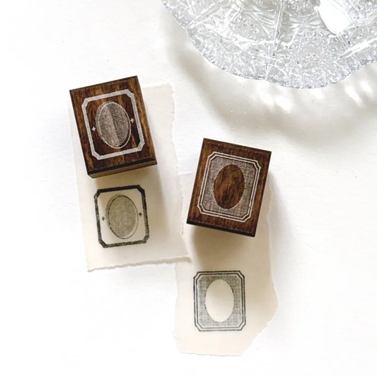 Pei+Pei．標本印象－迷你框印章 2入組