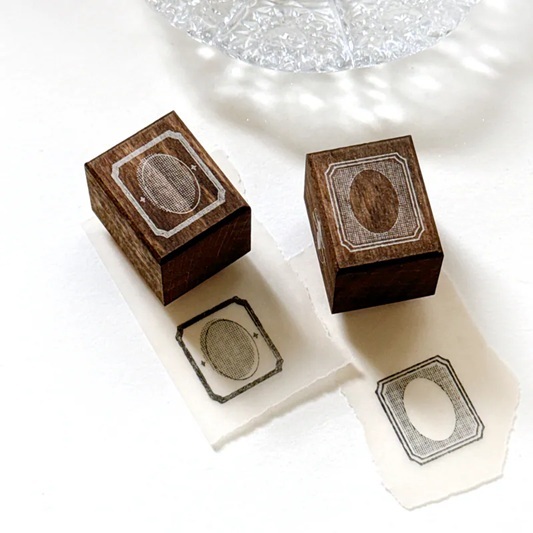 Pei+Pei．標本印象－迷你框印章 2入組