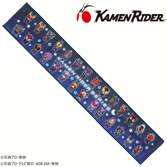 236779 Pbandai 預訂 2025/11月 仮面ライダーゼッツ＆仮面ライダーシリーズ　デフォルメ　マフラータオル