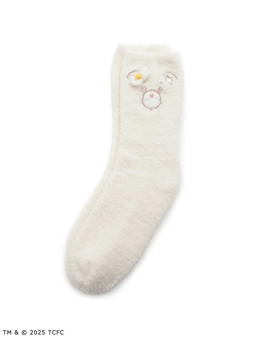 預購┃SNIDEL HOME Care Bears 彩虹熊 愛心熊 毛絨絨 針織 襪子