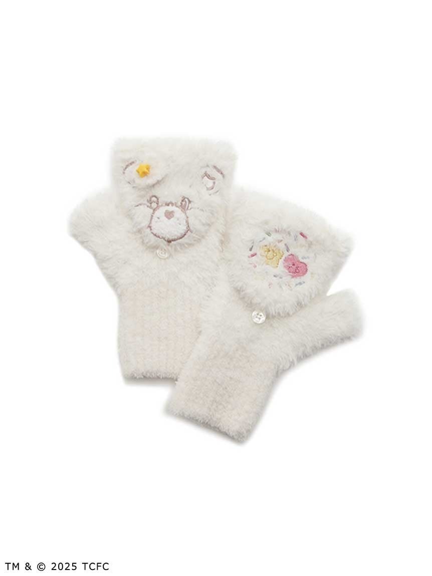 預購┃SNIDEL HOME Care Bears 彩虹熊 愛心熊 毛絨絨 針織 手套