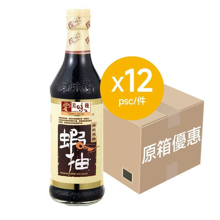 美味棧 鮮蝦頭抽 450ml x12_原箱優惠