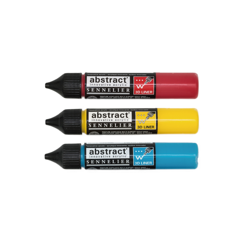 法國 SENNELIER 申內利爾 Abstract 3D壓克力線筆顏料 27ml 共20色 *單售*
