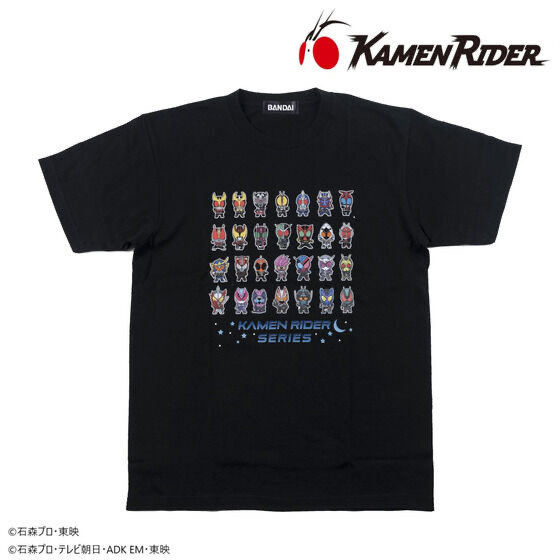 237356 Pbandai 預訂 2025/11月 仮面ライダーゼッツ＆仮面ライダーシリーズ　デフォルメ　Tシャツ　大人用