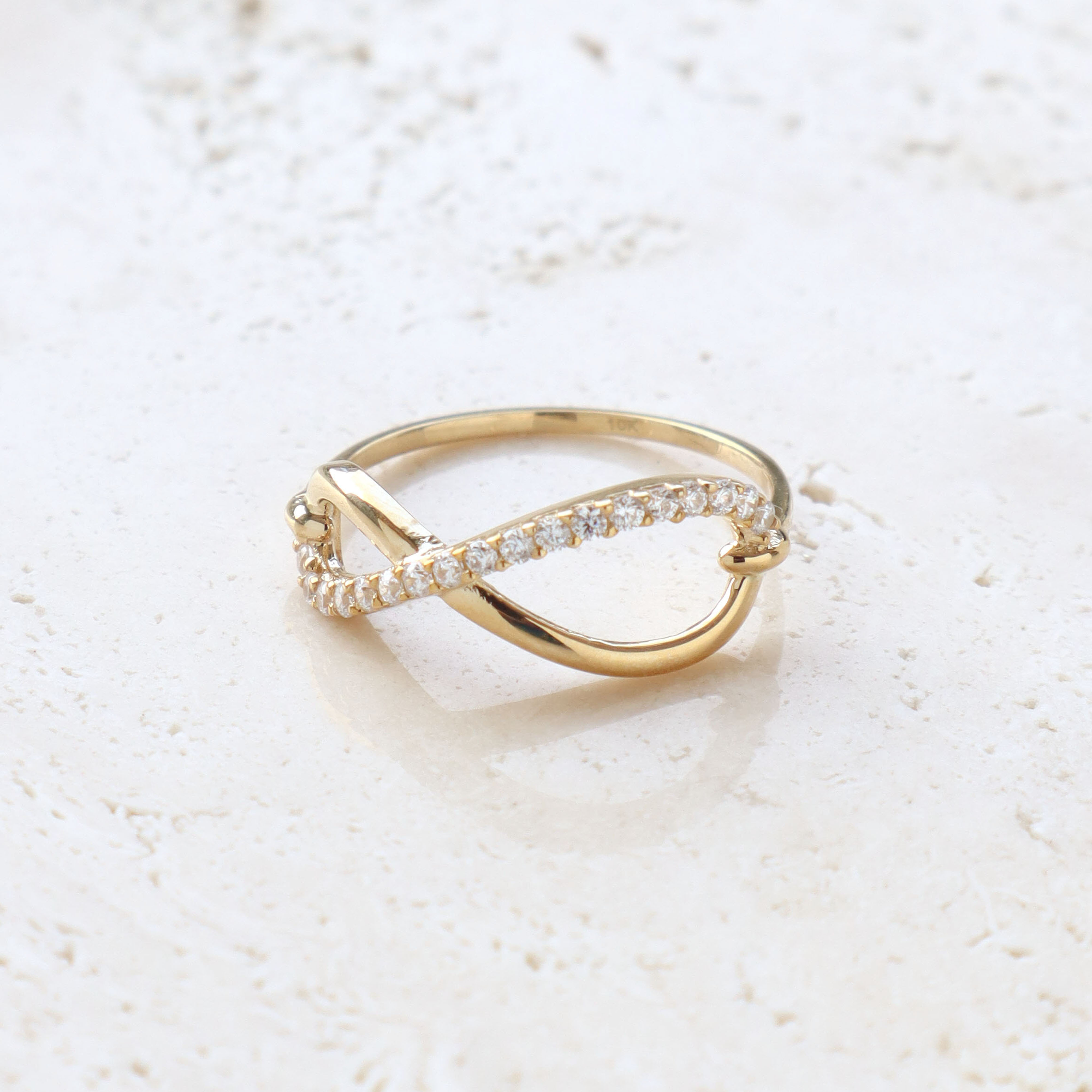 10K/永恆無限戒指