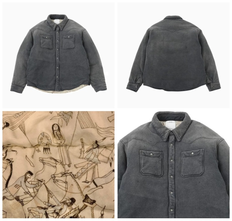 RE-STOCK: VISVIM 2025 KERCHIEF ERA DOWN JKT CRASH *OVERSEAS EXCLUSIVE - BLACK PRE ORDER ITEM (預訂中)