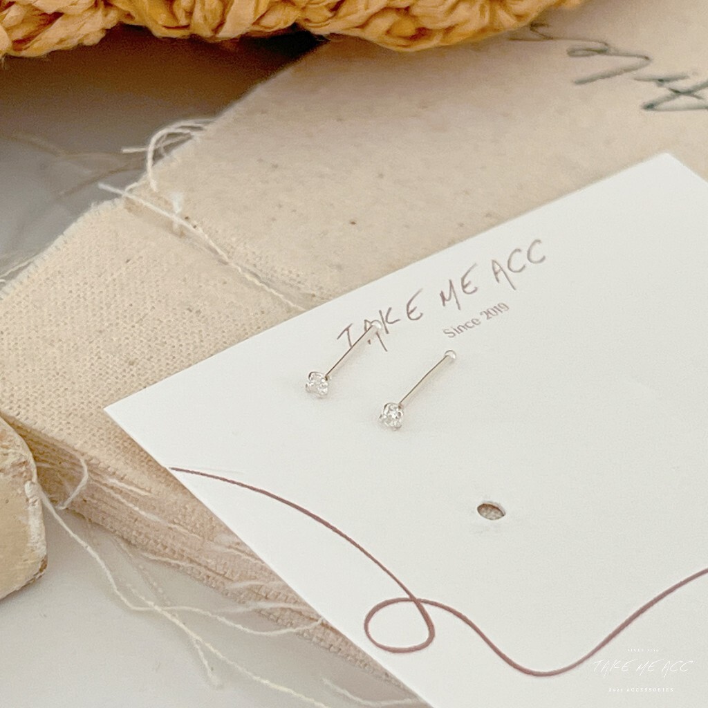 迷你微光｜s999全純銀耳環