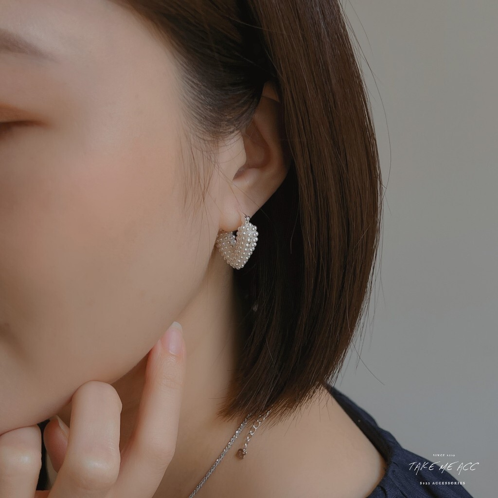 心時光｜純銀針耳環