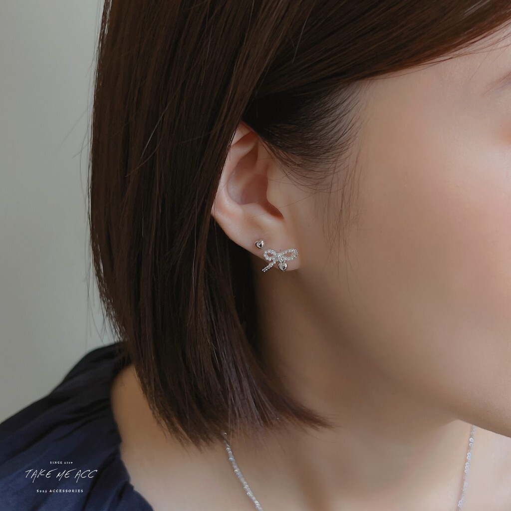 細雨派對｜純銀針耳環