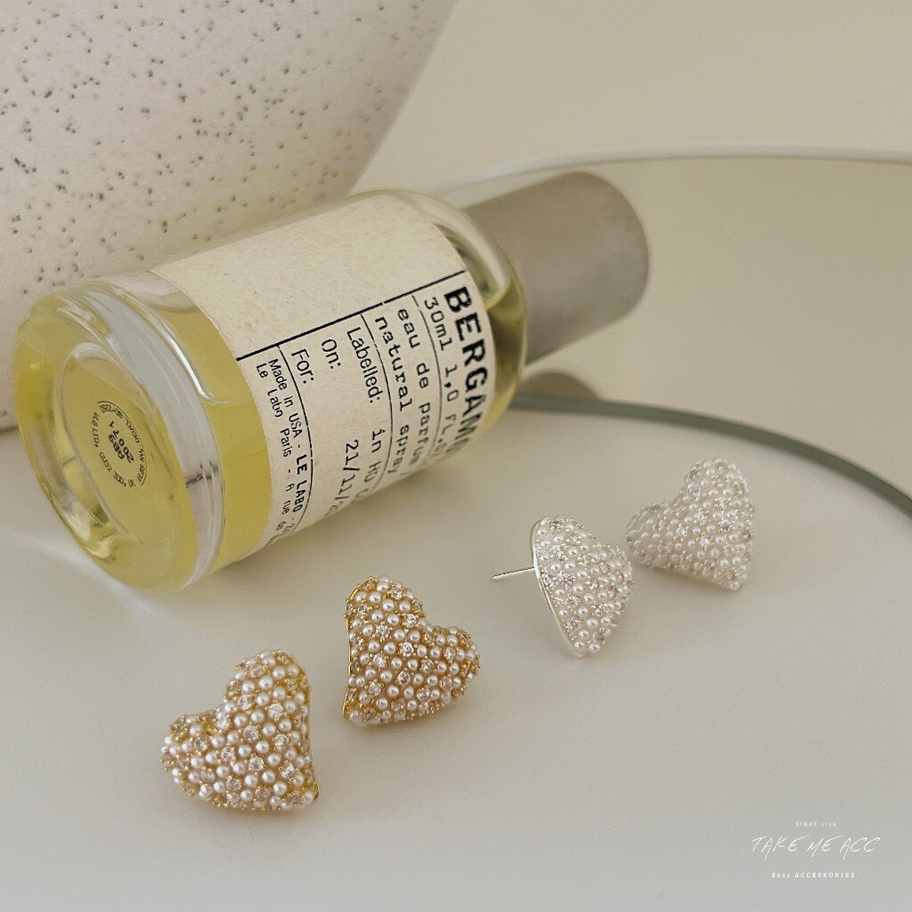 繁心相伴｜純銀針耳環