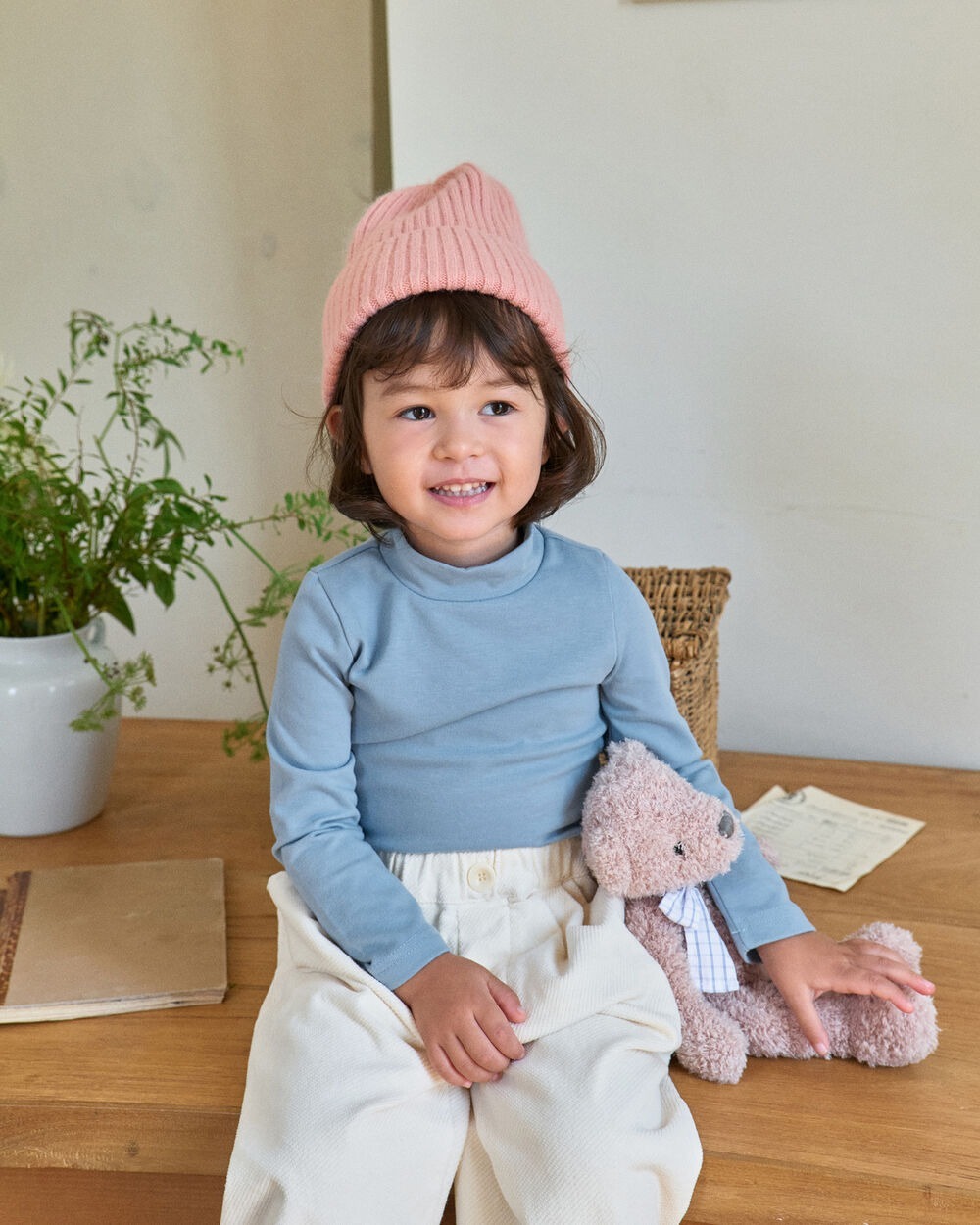 [十月第三週出貨]-秋季穿到春季內搭上衣｜天藍色