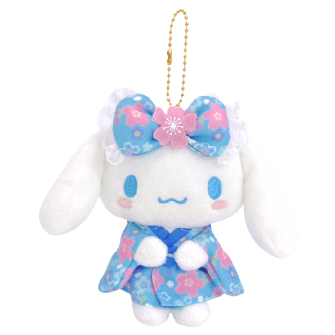 玉桂狗和服櫻花毛公仔掛件吊飾 (平行進口)